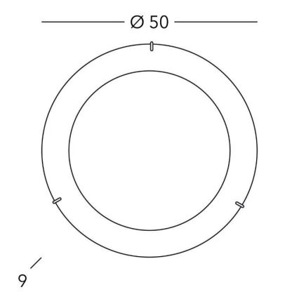 Kolarz A1306.13.5 - Stropní svítidlo MOON 3xE27/60W/230V