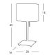 Kolarz A1307.71.6 - Stolní lampa SAND 1xE27/60W/230V