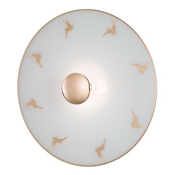 Kolarz A1353.61.XL.3.Au.100 - Nástěnné svítidlo NONNA 1xE27/100W/230V jeleni 24K zlato