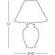 Kolarz A1354.71 - Stolní lampa GIARDINO 1xE27/100W/230V pr. 40 cm