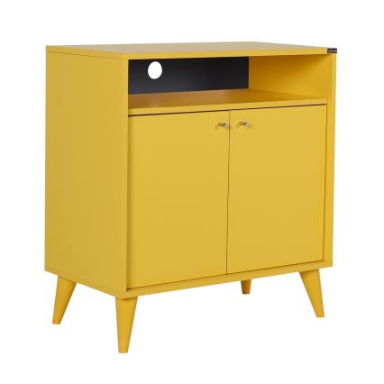 Komoda 79x73 cm žlutá
