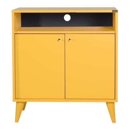 Komoda 79x73 cm žlutá