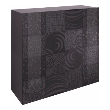 Komoda ARIA 121x111x43 cm antracit