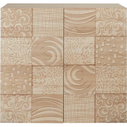 Komoda ARIA 121x111x43 cm dub sonoma