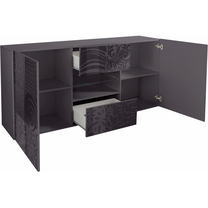 Komoda ARIA 181x84x43 cm antracit