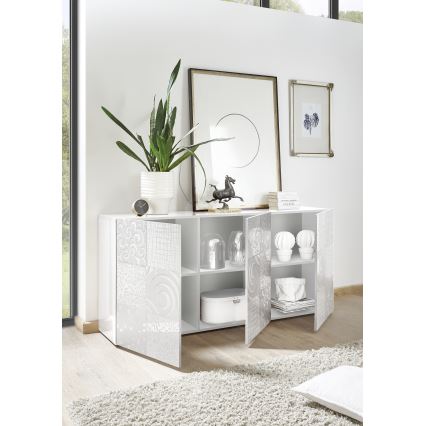 Komoda ARIA 181x84x43 cm bílá