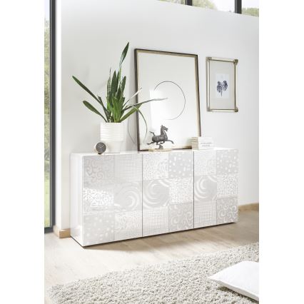Komoda ARIA 181x84x43 cm bílá