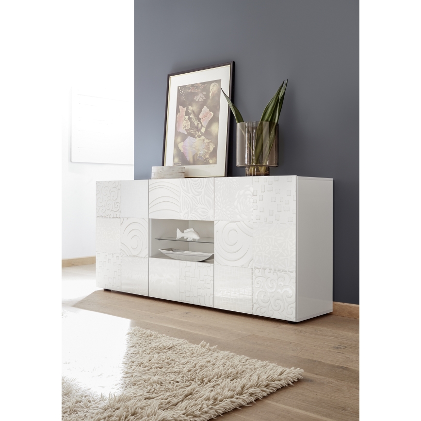Komoda ARIA 181x84x43cm bílá
