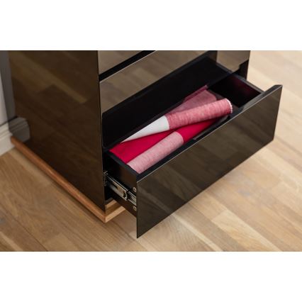 Komoda ARVI černá/dub