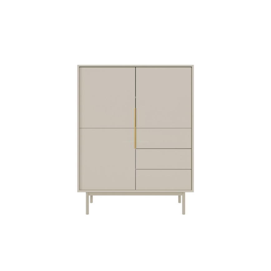 Komoda ELI 104x140x39 cm béžová
