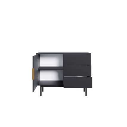 Komoda ELI 104x82x39 cm černá