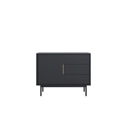 Komoda ELI 104x82x39 cm černá