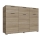 Komoda HOPE 120x78x35 cm dub sonoma