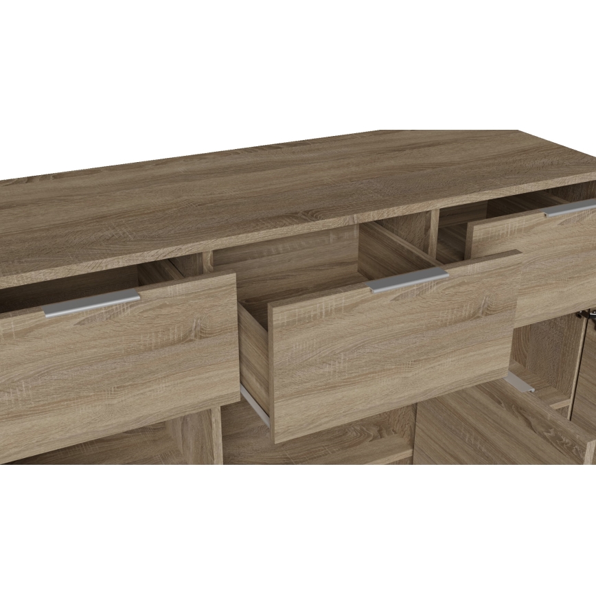 Komoda HOPE 120x78x35 cm dub sonoma