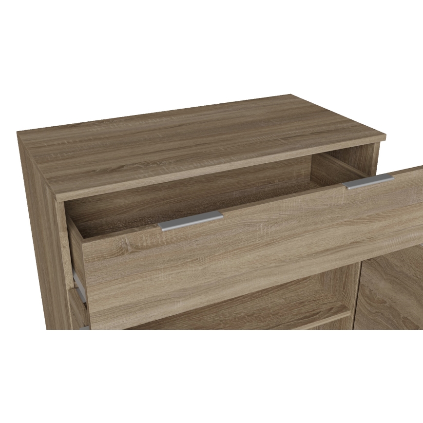 Komoda HOPE 80x78x35 cm dub sonoma