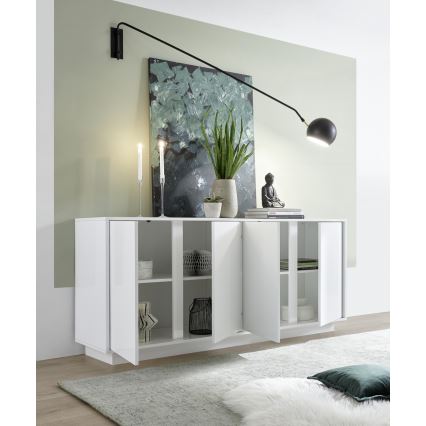 Komoda IDEA 180x79x43 cm bílá