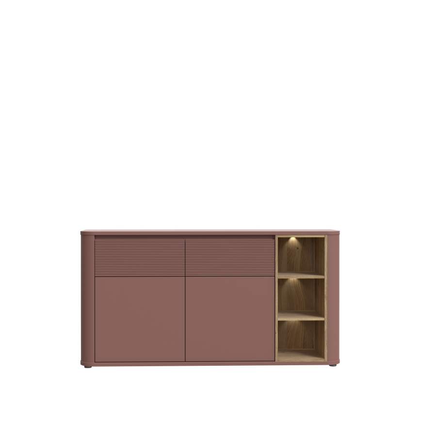 Komoda INAR 160x83x41 cm hnědá/dub