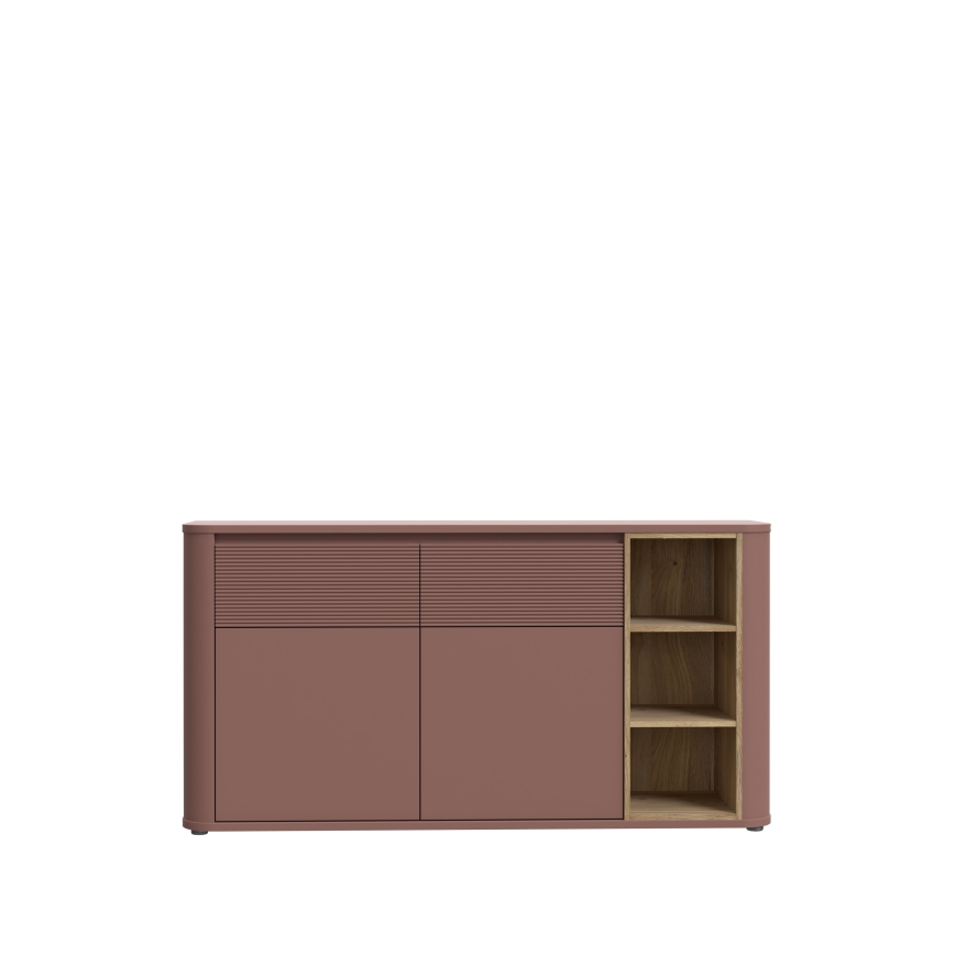 Komoda INAR 160x83x41 cm hnědá/dub
