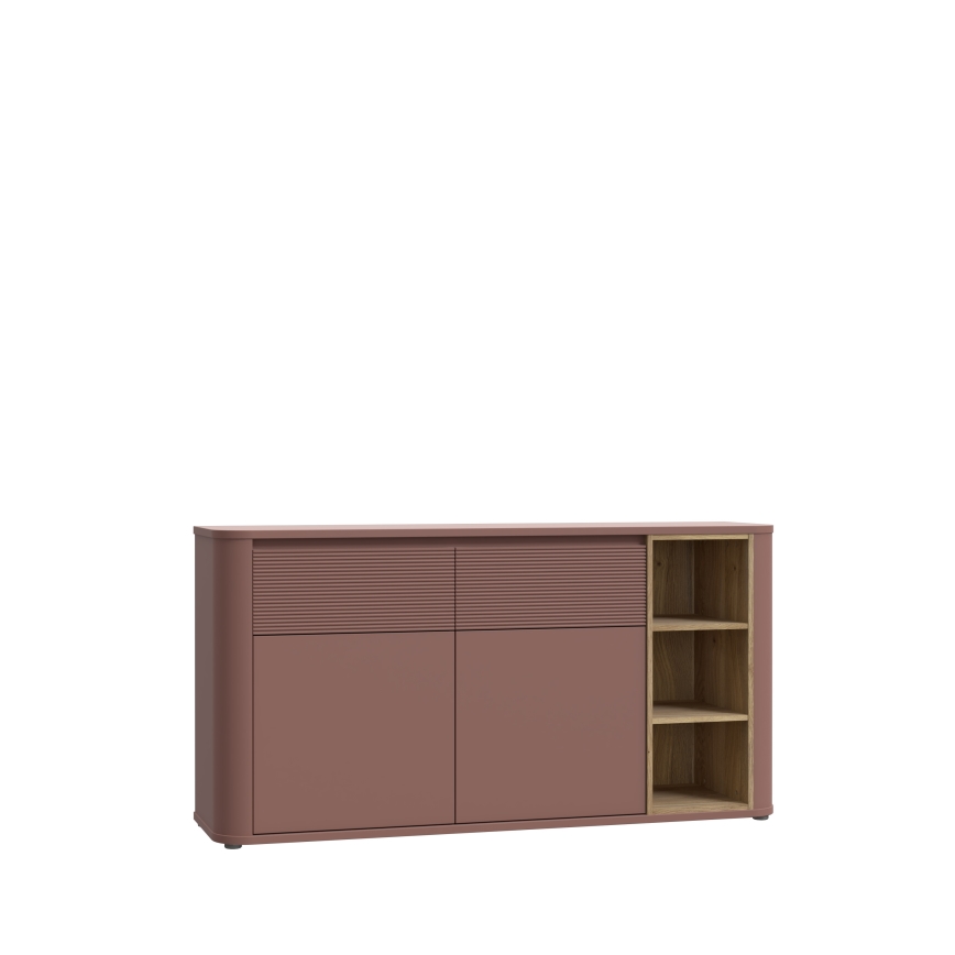 Komoda INAR 160x83x41 cm hnědá/dub