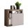 Komoda LENOR 108x93x42 cm kašmír/dub