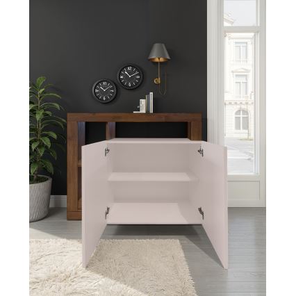 Komoda LENOR 108x93x42 cm kašmír/dub