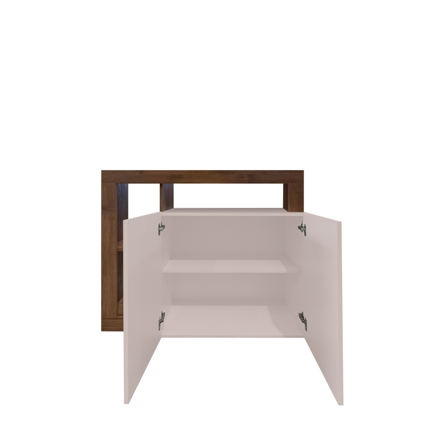 Komoda LENOR 108x93x42 cm kašmír/dub