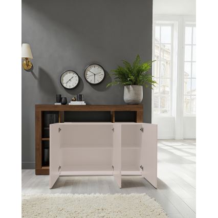 Komoda LENOR kašmír/dub