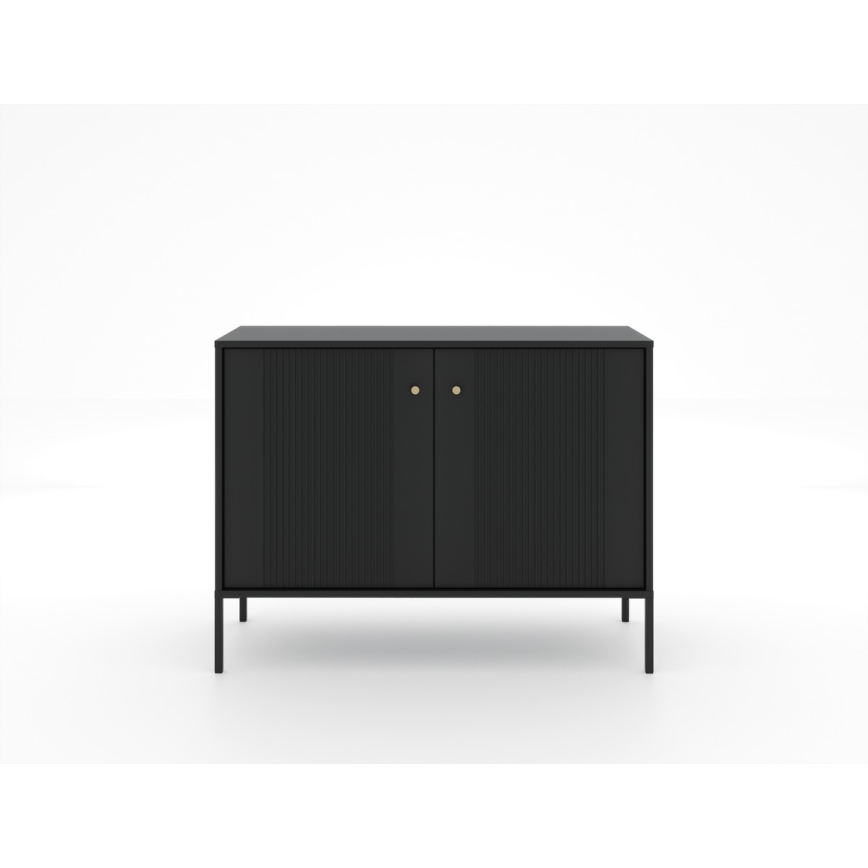 Komoda LUE 105x79x39 cm černá