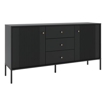 Komoda LUE 155x51x39 cm černá