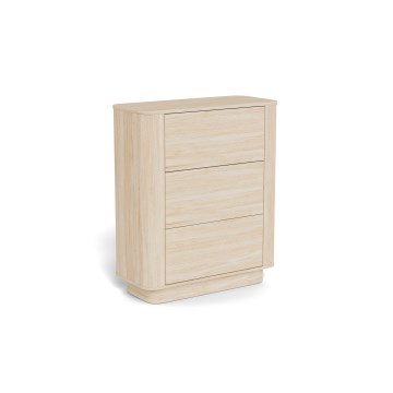 Komoda MADERA 90x107 cm bílý dub