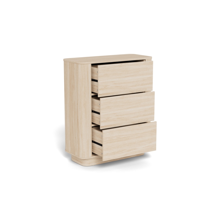 Komoda MADERA 90x107 cm bílý dub