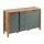 Komoda MENTA 138x81x40 cm dub wotan/zelená