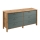 Komoda MENTA 170x81x47 cm dub wotan/zelená