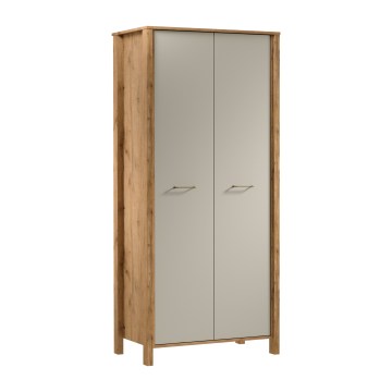Komoda MENTA 90x200x53 cm dub wotan/šedá