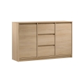 Komoda MIYABI 138x86x40 cm dub cremona