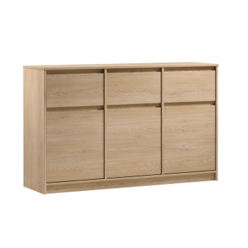 Komoda MIYABI 138x86x40 cm dub cremona