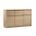 Komoda MIYABI 138x86x40 cm dub cremona