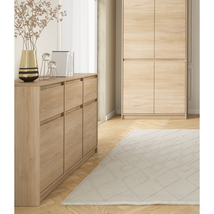 Komoda MIYABI 138x86x40 cm dub cremona