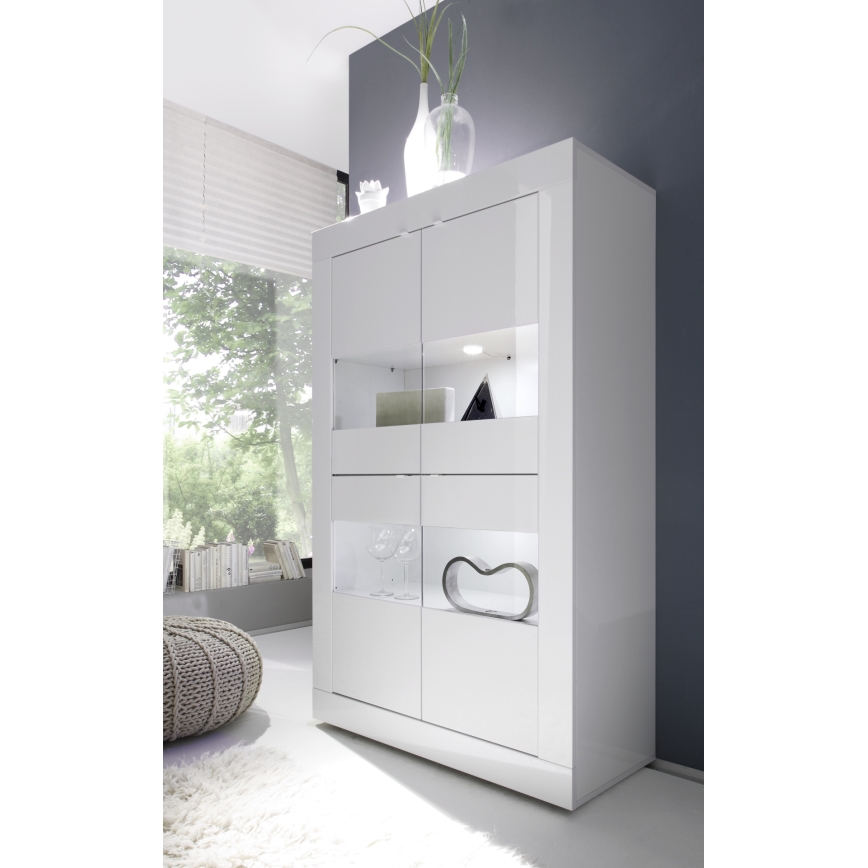 Komoda NERILA 102x162x43 cm bílá