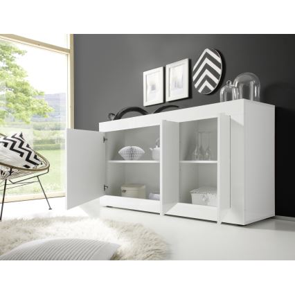 Komoda NERILA 160x86x43 cm bílá