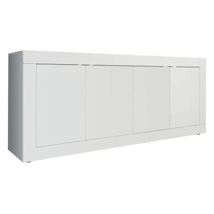 Komoda NERILA 207x86x43 cm bílá