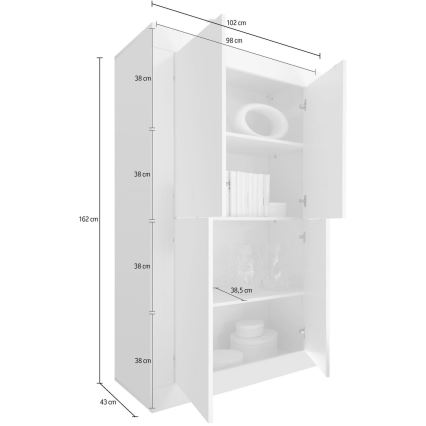 Komoda NERILA bílá