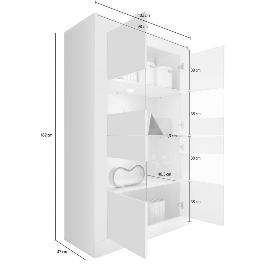 Komoda NERILA bílá