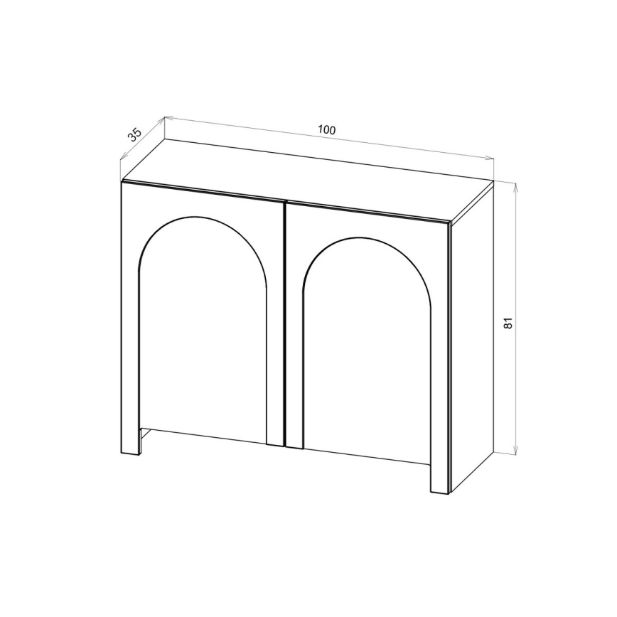 Komoda NIO kašmír/béžová