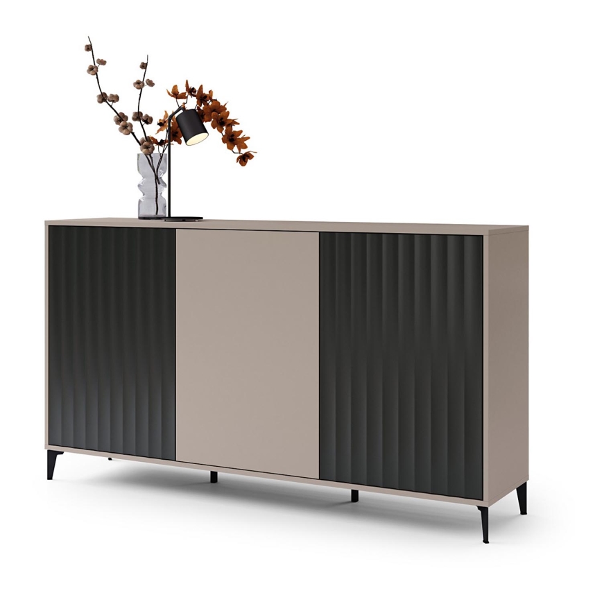 Komoda RONJA taupe/černá