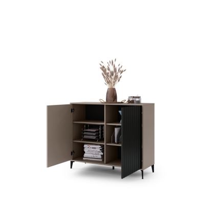 Komoda RONJA taupe/černá