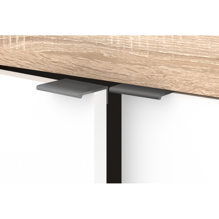 Komoda RUNEA dub sonoma/bílá