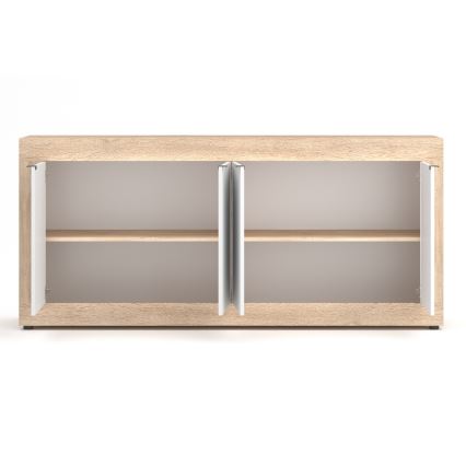 Komoda RUNEA dub sonoma/bílá