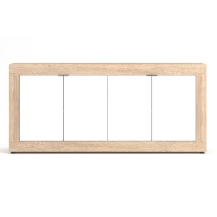 Komoda RUNEA dub sonoma/bílá