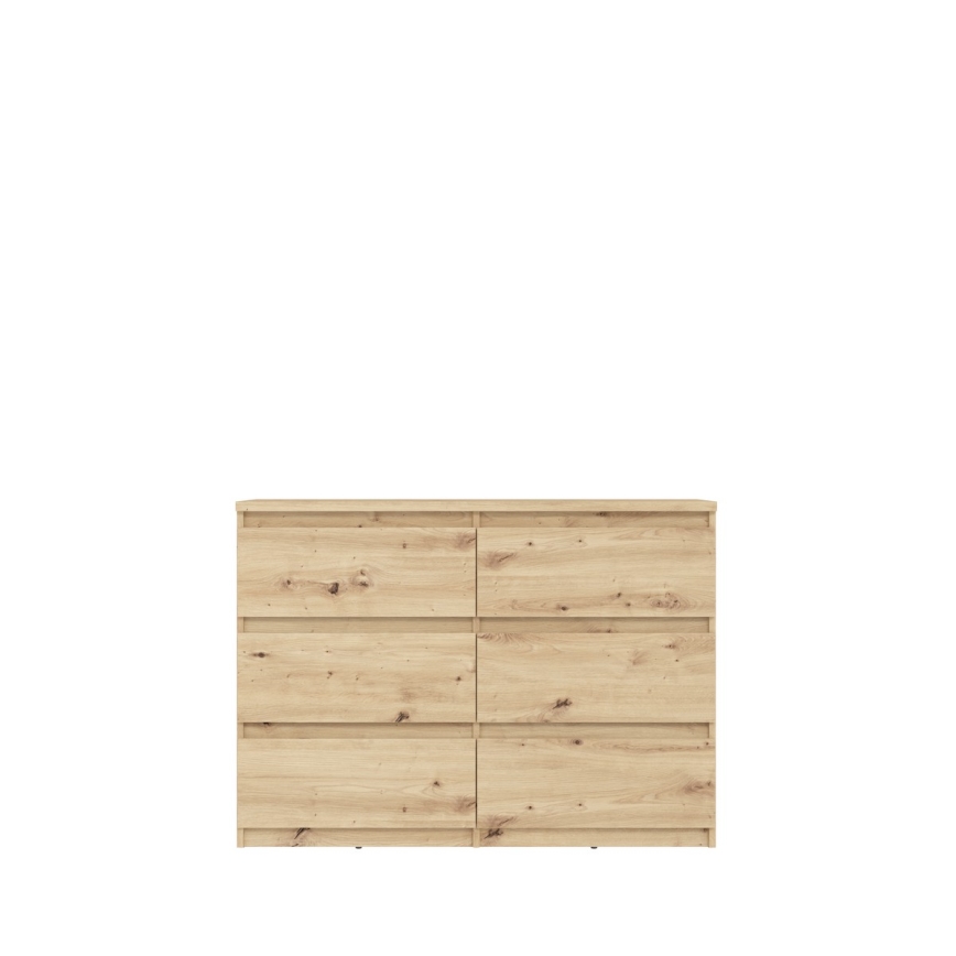 Komoda se zásuvkami MAO 110x80x42 cm dub artisan